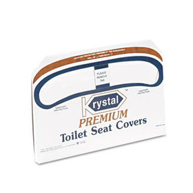 Krystal K5000 - Premium Half-Fold Toilet Seat Covers, 250 Covers/Box, 20 Boxes/Cartonkrystal 