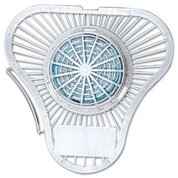 Krystal NUS - Urinal Screen w/Non-Para Cleaner Block, Green Apple Fragrance, 12 Screens/Boxkrystal 