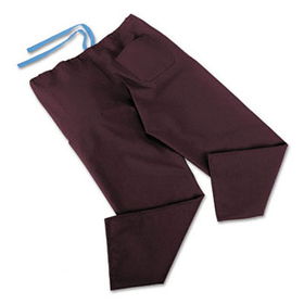 Medline 900JWNLCM - ComfortEase Scrub Pants, Washable, Poly/Cotton, Large, Wine, 24/Carton