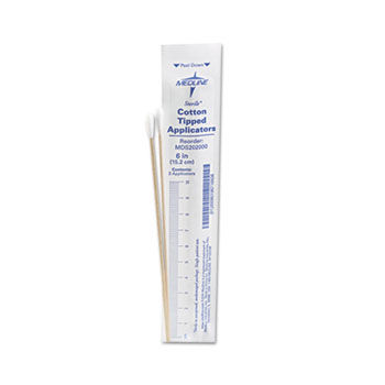 Medline MDS202000 - Cotton-Tipped Applicators, 6, 100 Applicators/Box