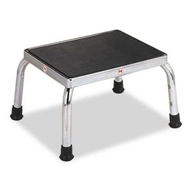 Medline MPH08250 - Economical Foot Stool, Rubber Tipped Feet, Stainless Steelmedline 