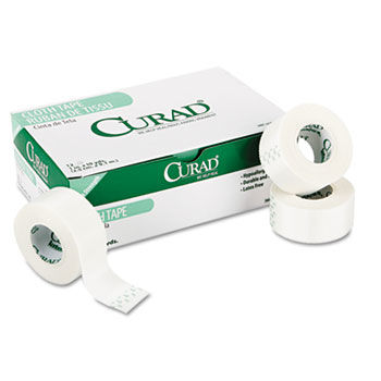 Medline NON260102 - First Aid Cloth Tape, 2 x 10 yards, Opaque White, 6/Box