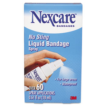 3M Nexcare 11803 - No-Sting Liquid Bandage Spray, .61 oz.