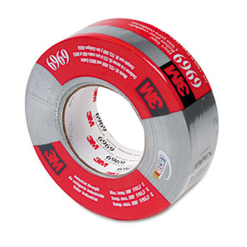 Poly-Coated Cloth Duct Tape for HVAC, 1.88"" x 60yds, 3"" Core, Silver