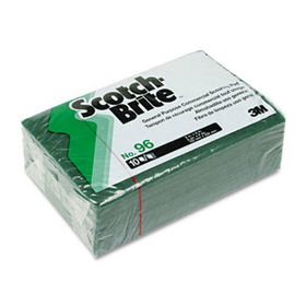 Scotch-Brite 96CC - Scotch-Brite Commercial Scouring Pad, 6 x 9, 10/Packscotch 
