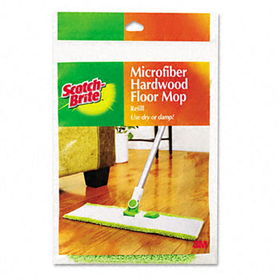 Scotch-Brite M005R - Hardwood Floor Mop Refill, Microfiber