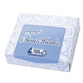 Marcal 682 - Sani-Hanks Facial Tissue, White, 40 Tissues/Box