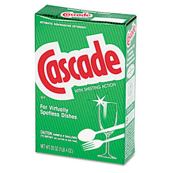 Cascade 00801CT - Automatic Dishwasher Powder, 20 oz. Box, 24/Carton