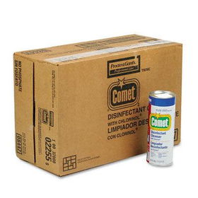 Procter & Gamble 02255CT - Comet Cleanser w/Chlorinol, Powder, 21oz. Canister, 24/Cartonprocter 