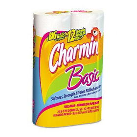 Procter & Gamble 06493 - Charmin Basic One-Ply Bathroom Tissue, 352 Sheets per Roll
