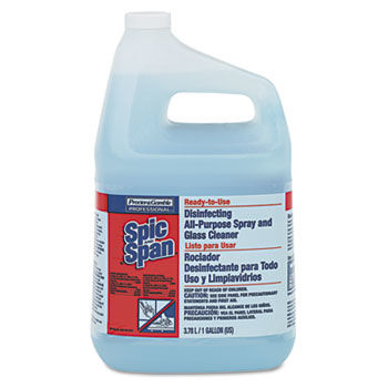 Spic and Span 31241CT - Disinfecting All-Purpose Spray & Glass Cleaner, 1 gal. Bottle, 3/CTspic 