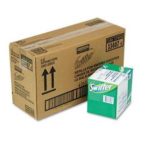 Swiffer 33407CT - Dry Refill System, Cloth, White, 32/Box, 6/Cartonswiffer 
