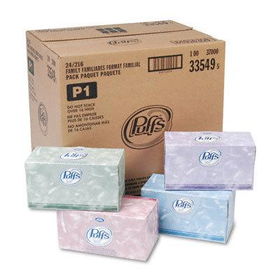 Procter & Gamble 33549CT - Puffs Facial Tissue, 216/Box, 24 Boxes/Carton