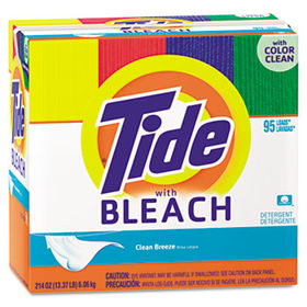 Tide 42282CT - Laundry Detergent w/Bleach, 214 oz Box, 2/Carton