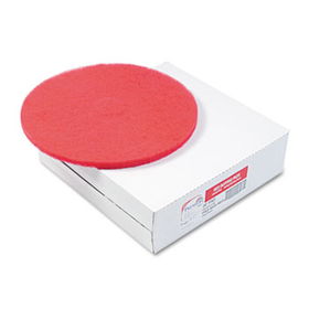 Premiere Pads 4020RED - Floor Buffing, Cleaning & Polishing Pads, Red, 5/Carton