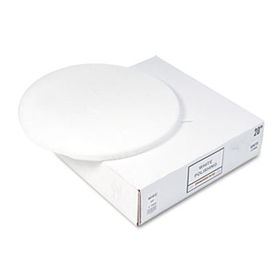 Premiere Pads 4020WHI - Light-Duty Floor Polishing Pads, White, 5/Carton