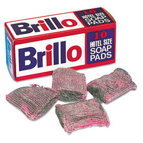 Brillo W240000 - Steel Wool Soap Pad, 10/Boxbrillo 