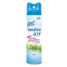 Sanitizing Spray, Fresh Scent, Aerosol, 10oz, 12/Cartonneutra 