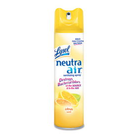 Sanitizing Spray, Sanitizing Spray, Citrus, Aerosol, 10oz, 12/Cartonneutra 