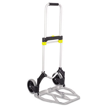 Safco 4052 - Stow-Away Medium Hand Truck, 275lb Capacity, 19-1/2w x 22d x 43h, Aluminumsafco 