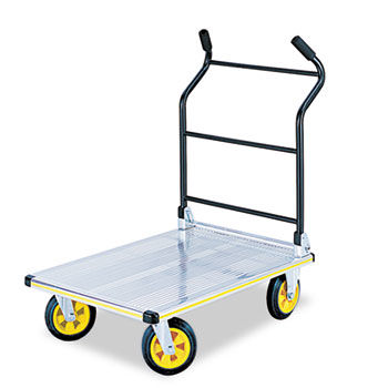 Safco 4053NC - Stow-Away Platform Truck, 900lb Capacity, 24 x 35-1/4, Aluminum/Blacksafco 