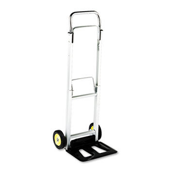 Safco 4061 - Hide-Away Aluminum Hand Truck, 250lb Capacity, 15-1/2w x 16-1/ 2d x 43-1/2h