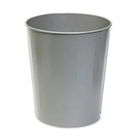 Safco 9604CH - Fire-Safe Wastebasket, Round, Steel, 23 1/2 qt, Charcoalsafco 