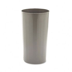 Safco 9610CH - Fire-Safe Wastebasket, Round, Steel, 20 gal, Charcoal