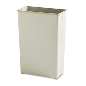 Safco 9618SA - Fire-Safe Wastebasket, Rectangular, Steel, 22 gal, Sand