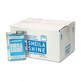 Sheila Shine 2CT - Stainless Steel Cleaner & Polish, 1 Quart Can, 12/Carton