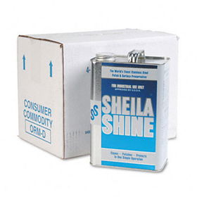 Sheila Shine 4CT - Stainless Steel Cleaner & Polish, 1 gal. Can, 4/Cartonsheila 