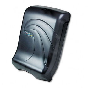 San Jamar T1790TBK - Oceans Ultrafold Towel Dispenser, Transparent Black, 11-3/4w x 6-1/4d x 18h