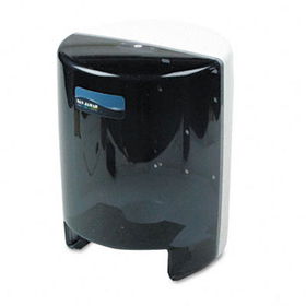 San Jamar T400TBK - Classic Center Pull Towel Dispenser, 9-1/8 x 9-1/2 x 11-5/8, Black Pearl/White