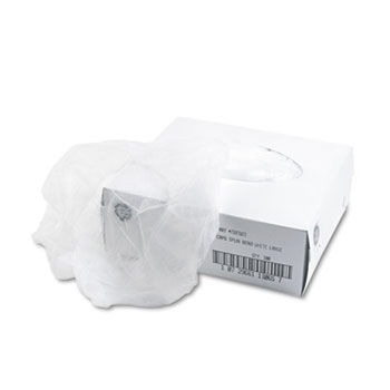 United Facility Supply 7387WL - Disposable Hair Net, Spun-Bonded Polypropylene, White, 100/Bag