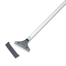 Unger LH12C - Light-Duty Scraper w/48 Handle, One 4 Reversible Blade