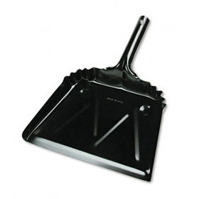 UNISAN 03000 - Metal Dustpan, 8.5 Wide, Black