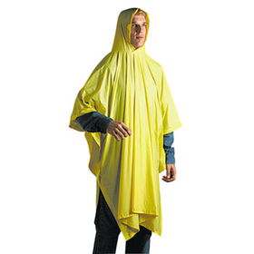 UNISAN 07000 - Disposable Rain Poncho, 100% PVC, Yellow