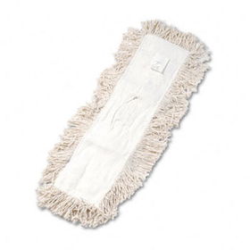 UNISAN 1324 - Industrial Dust Mop Head, Hygrade Cotton, 24w x 5d, White