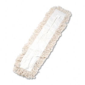 UNISAN 1336 - Industrial Dust Mop Head, Hygrade Cotton, 36w x 5d, White