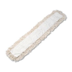 UNISAN 1348 - Industrial Dust Mop Head, Hygrade Cotton, 48w x 5d, White