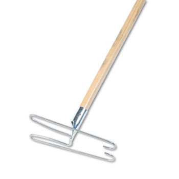 UNISAN 1492 - Wedge Dust Mop Head Frame/Handle, 5/16 Dia. x 48 Longunisan 