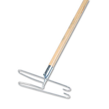 UNISAN 1492 - Wedge Dust Mop Head Frame/Handle, 5/16 Dia. x 48 Long