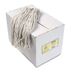 UNISAN 224CCT - Premium Cut-End Wet Mop Heads, Cotton, 24-oz., White, 12/Cartonunisan 