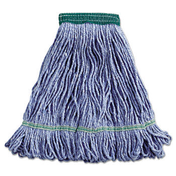 UNISAN 502BL - Super Loop Wet Mop Head, Cotton/Synthetic, Medium Size, Blue