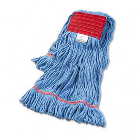UNISAN 503BL - Super Loop Wet Mop Head, Cotton/Synthetic, Large Size, Blue