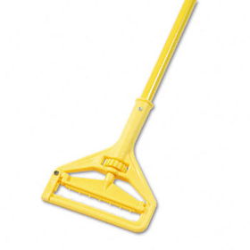 UNISAN 620 - Quick Change Side-Latch Plastic Mop Head Handle, 60, Aluminum Handle, Yellow