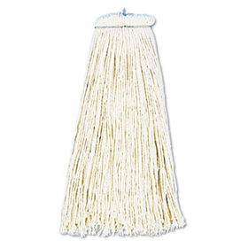 UNISAN 716C - Cut-End Lie-Flat Wet Mop Head, Cotton, 16-oz., White, 12/Cartonunisan 