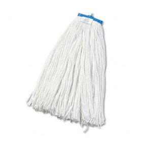 UNISAN 724R - Cut-End Lie-Flat Wet Mop Head, Rayon, 24-oz., White