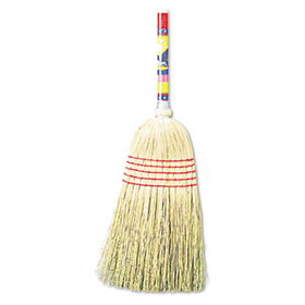 UNISAN 920Y - Maid Broom, Mixed Fiber Bristles, 42 Wood Handle, Natural