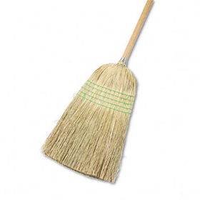 UNISAN 926Y - Parlor Broom, Yucca/Corn Fiber Bristles, 42 Wood Handle, Natural